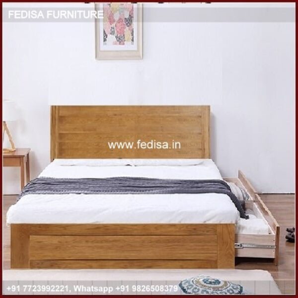 Wooden Bed Wooden Double Bed Price Steel Cot Double Price No-269