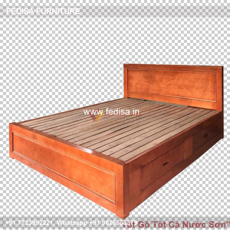 Wooden Bed Wooden Double Bed Under 5004 Double Deck Bed With Drawers No-273