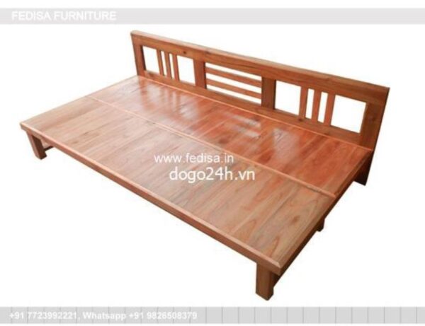 Wooden Bed Latest Wooden Bed Designs 2024 Olx Double Bed Price No-279