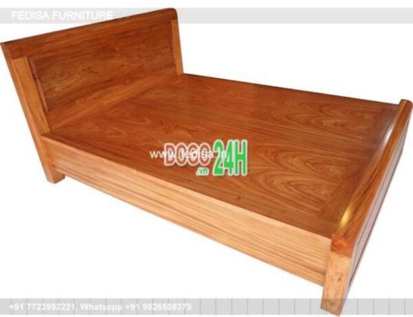 Wooden Bed Wooden Almirah Design Latest Amazon Double Bed With Box No-323