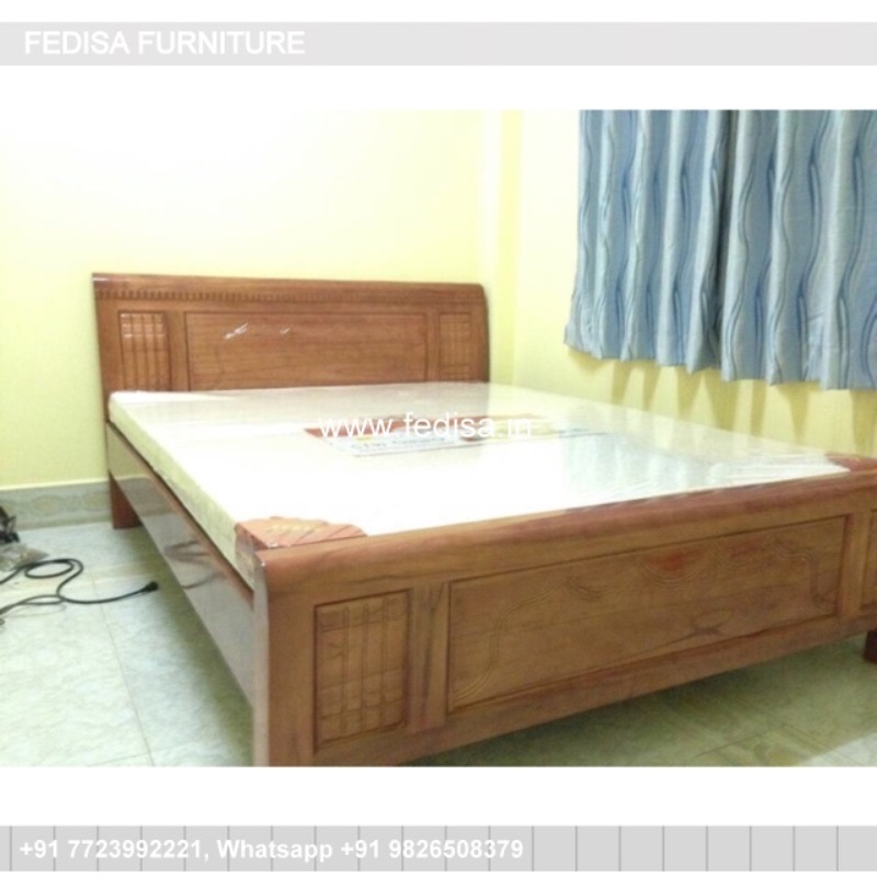 Wooden Bed Latest Wooden Bed Designs 2024 Double Bed 6 By 6 No-356