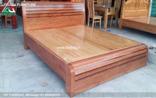 Wooden Bed White Wooden Bed Frame Wardrobes No-395