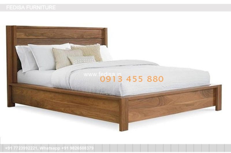 Wooden Bed Double Cot Wooden Single Bed Size No-404