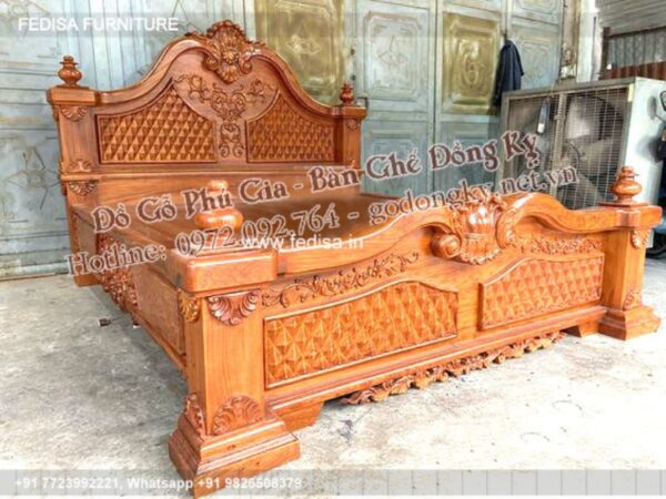 Wooden Bed Wooden Bed Headboard Design Small Double Bed Size No-442