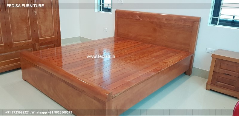 Wooden Bed Wooden Wall Design For Bedroom New Bed Design No-503
