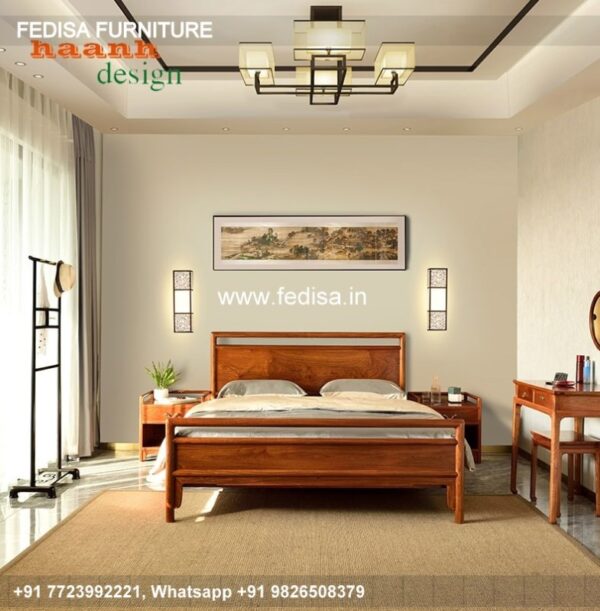 Wooden Bed Wooden Cabinet Designs For Bedroom Luxury Bedroom No-511