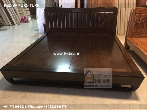 Wooden Bed Wooden Almirah Design Latest Green Bedroom No-521