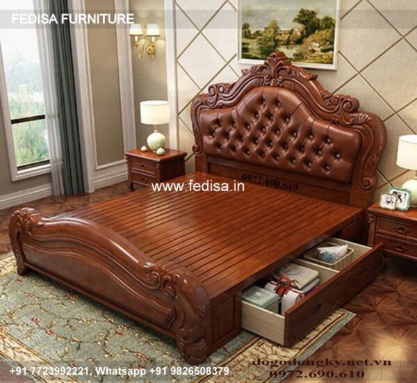 Wooden Bed Wooden Bunk Beds Boho Room No-524