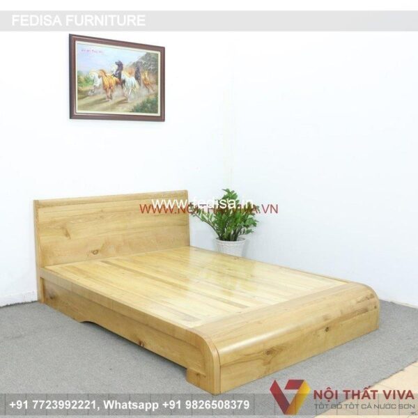 Wooden Bed Wooden Double Beds For Sale Side Tables For Bedroom No-542