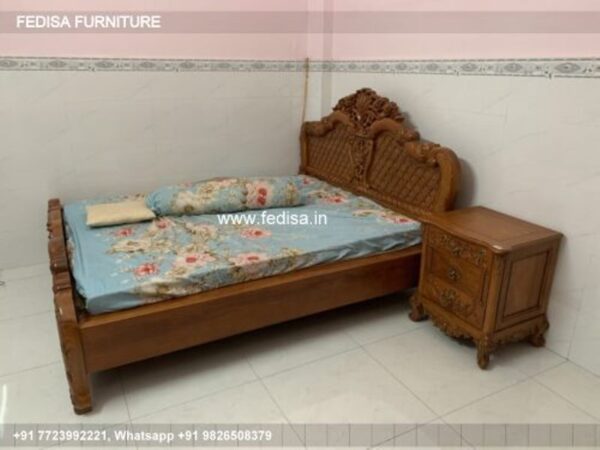 Wooden Bed Modern Wooden Bed Design Wardrobe With Dressing Table No-580