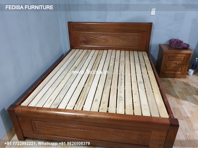 Wooden Bed Wooden Wardrobes Blue Dresser No-622