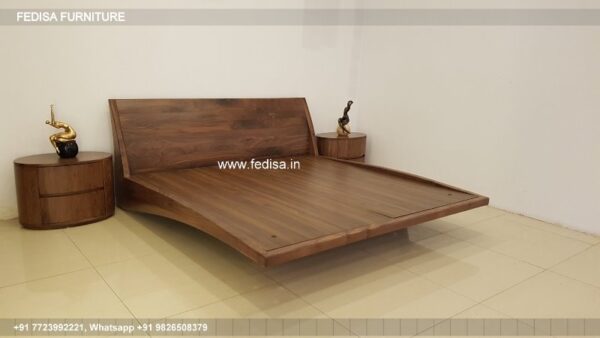 Wooden Bed Wooden Bed Frame Cool Bedrooms No-655
