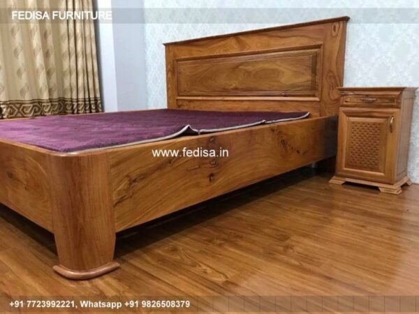 Wooden Bed Wooden King Size Bed Latest Wooden Bed Designs 2021 No-681