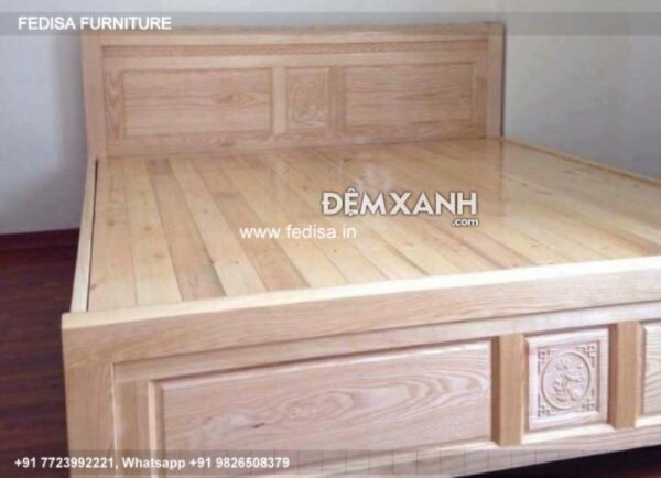 Wooden Bed Latest Wooden Bed Designs 2029 Dark Academia Bedroom No-686