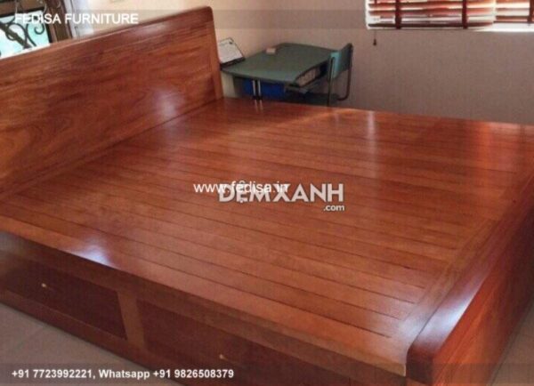 Wooden Bed Wooden Bedroom Interior Design Small Double Sofa Bed No-689