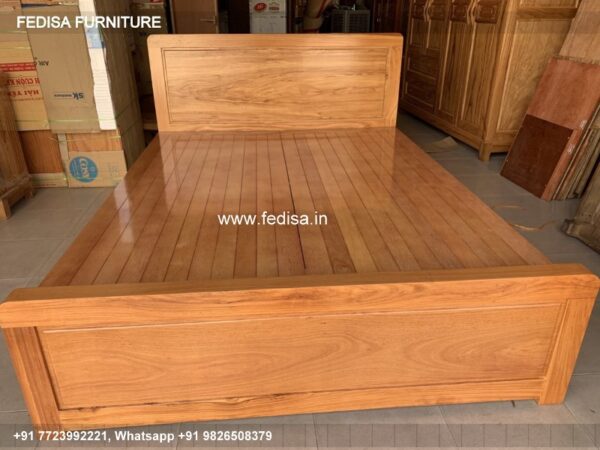Wooden Bed Wooden Chest Of Drawers Designs Simple Room Decoration No-707