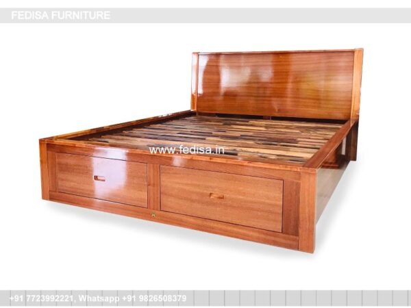 Wooden Bed Wooden Bed Frame Low Chest Of Drawers No-721