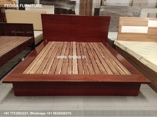 Wooden Bed Unique Wooden Bed Design White Queen Bed No-782