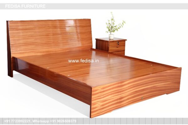 Wooden Bed Wooden Almirah Design Latest Bed Cushion Design No-785