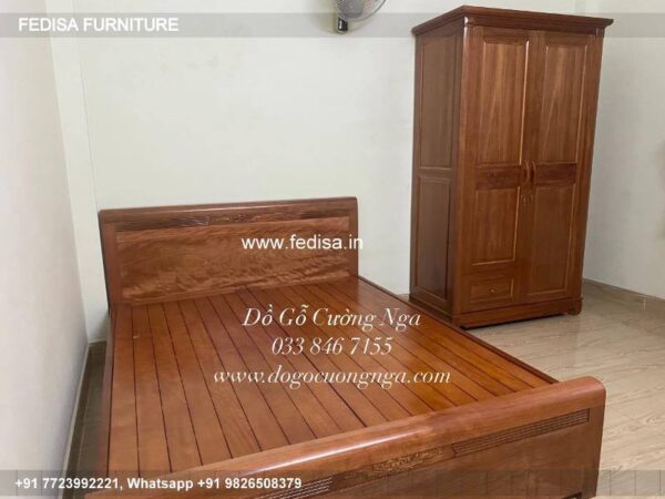 Wooden Bed Wooden Bed Frame Platform King Bed No-787