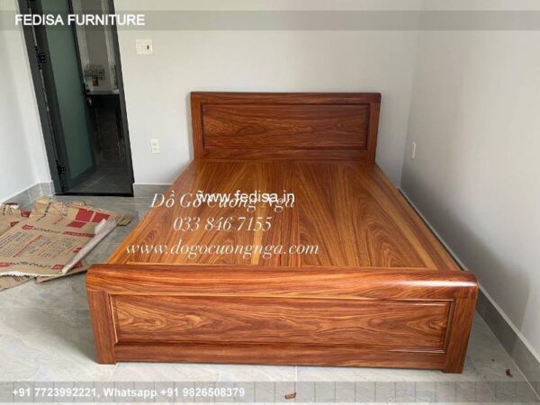 Wooden Bed Wooden Wardrobe Designs For Bedroom 2 Drawer Nightstand No-831