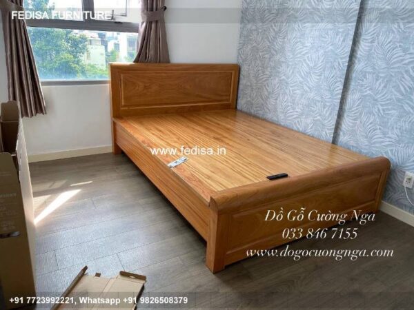 Wooden Bed Wooden Chest Of Drawers Designs Luxury Bedroom Sets No-839