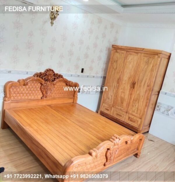 Wooden Bed Wooden Almirah Design Latest Latest Dressing Table Designs 2021 No-851
