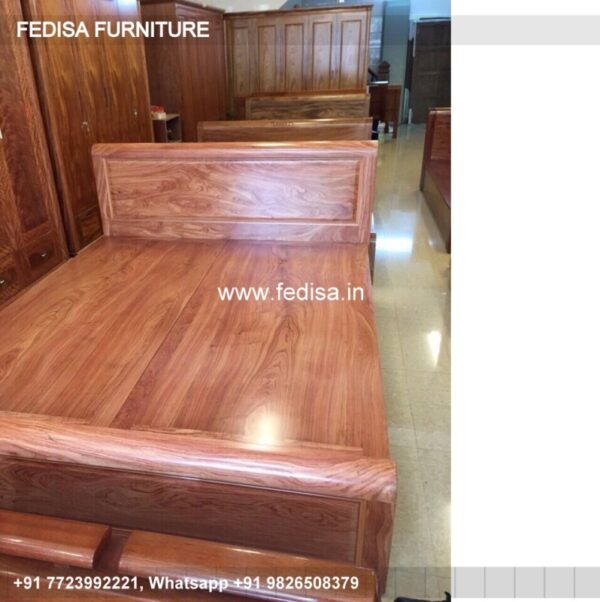 Wooden Bed Wooden Bed Headboard Design Unique Nightstands No-904