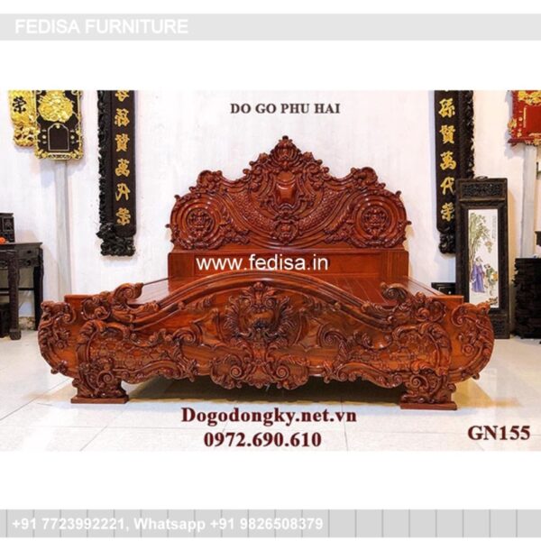 Wooden Bed Latest Wooden Bed Designs 2034 Cheap King Size Bed No-939