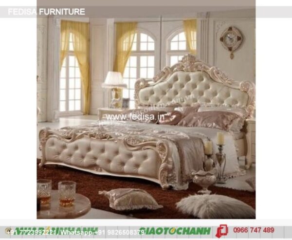 Wooden Bed Wooden Double Bed With Mattress Stylish Bed No-1000