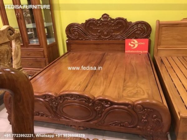 Wooden Bed Wooden Interior Bedroom Mezzanine Bed No-1022