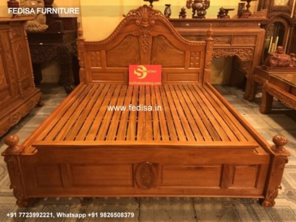 Wooden Bed Furniture Wooden Bed Design Queen Size Bed Size In Feet No-1035