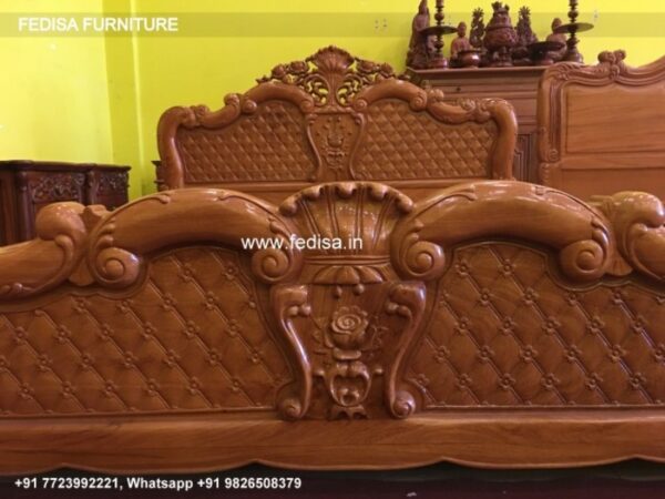 Wooden Bed White Wooden Bed Frame Double White King Bedroom Set No-1062
