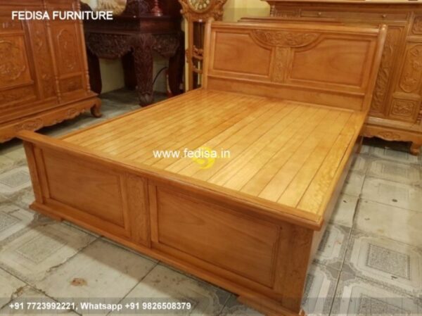 Wooden Bed Latest Wooden Bed Designs 2036 Romantic Bed No-1071