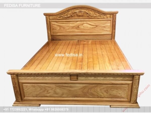 Wooden Bed Latest Wooden Bed Designs 2037 Bedroom Storage Furniture No-1075