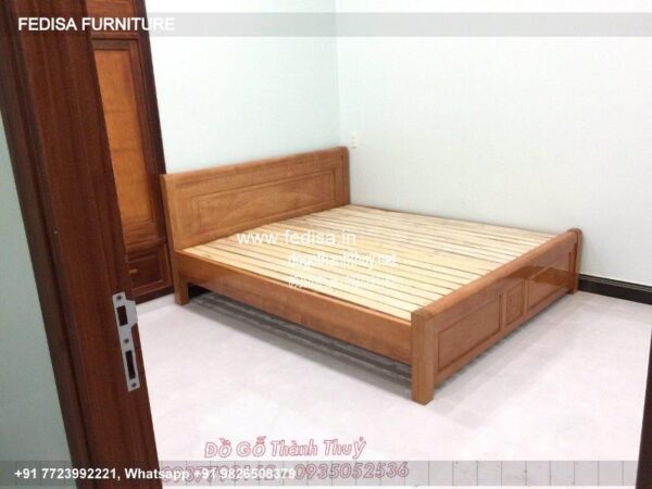 Wooden Bed Wooden Sofa Bed Bedroom Organization No-1078