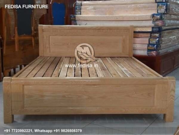 Wooden Bed Wooden Bedroom Interior Design Wardrobe Bed No-1085