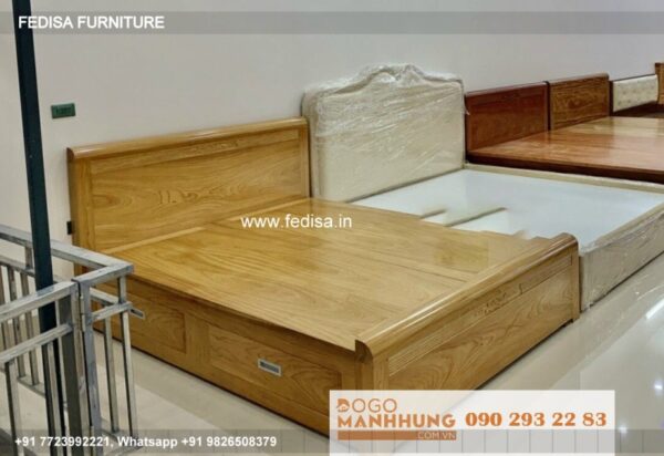Wooden Bed Bedroom Design Wooden Interior Modern Boho Bedroom No-1090