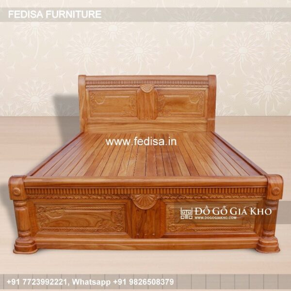 Wooden Bed Wooden Almirah Designs For Bedroom With Price 4 Poster King Bed No-1093