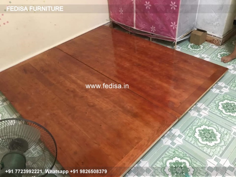 Wooden Bed Wooden Wardrobe With Dressing Table Led Panel Design For Bedroom No-1110