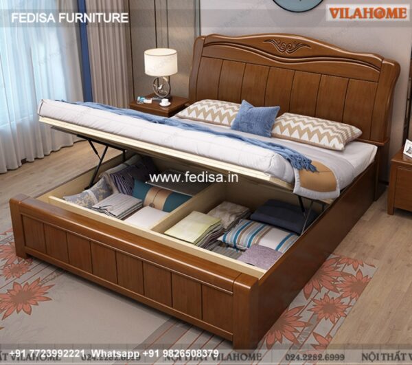 Wooden Bed Bedroom Interior With Wooden Flooring Japanese Bedrooms No-1152