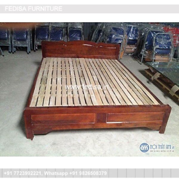 Wooden Bed Furniture Wooden Bed Design Purple Room Decor No-1167