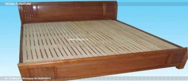 Wooden Bed Wooden Chest Of Drawers Designs Single Bed Low Price No-1169