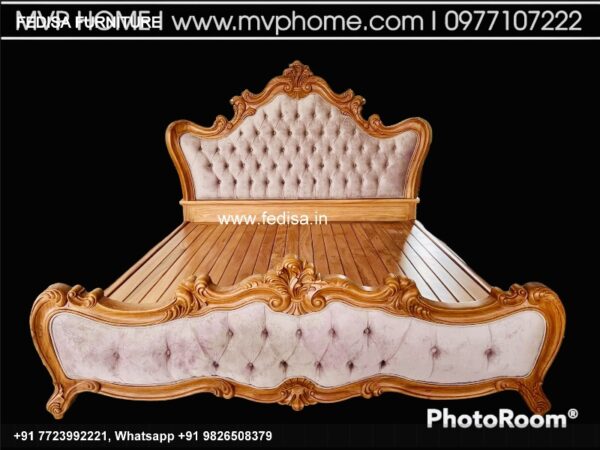 Wooden Bed Latest Wooden Bed Designs 2039 Guest Bedroom Decor No-1207