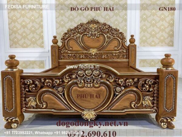 Wooden Bed Latest Wooden Bed Designs 2037 Purple Bedding Set No-1214