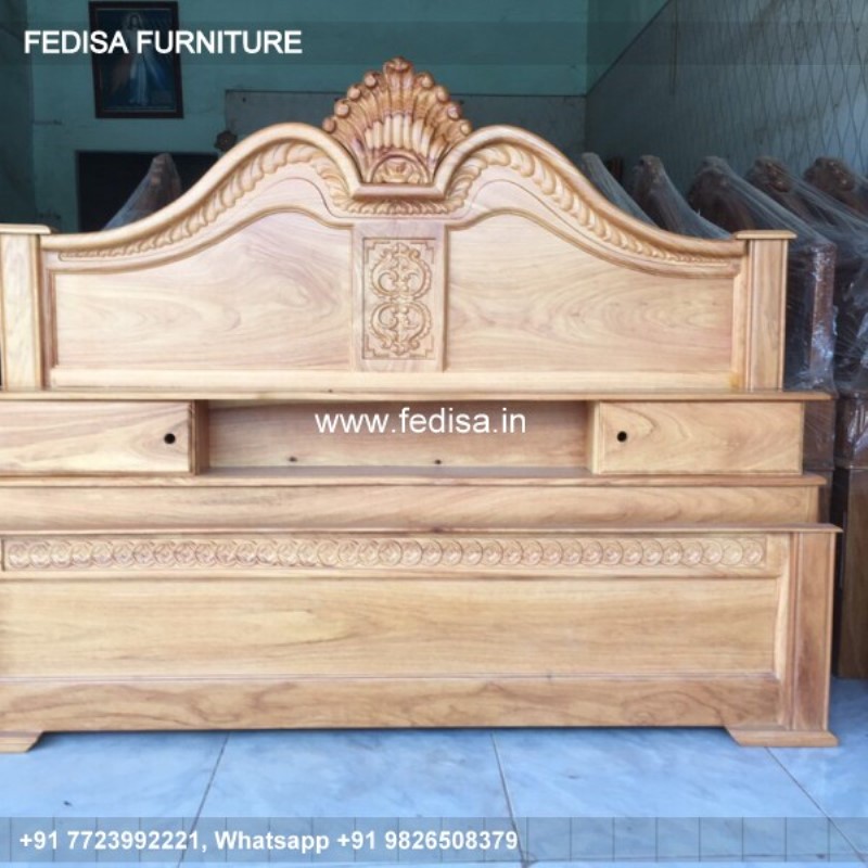 Wooden Bed Bedroom Wooden Interior Design Standard Bedroom Size In Feet No-1221