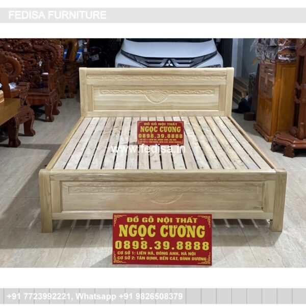 Wooden Bed Wooden Double Bunk Bed New Bedroom Design No-1267