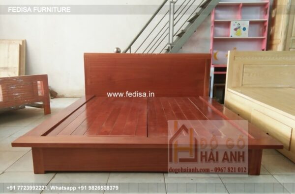 Wooden Bed Wooden King Size Bed Dressing Table Design Modern No-1275