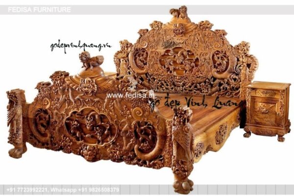 Wooden Bed Wooden Bed Frame Best Bedroom Interior Design No-1315