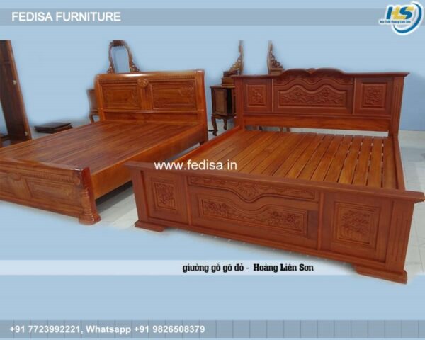 Wooden Bed Wooden Wardrobes Bedroom Designers Near Me No-1348